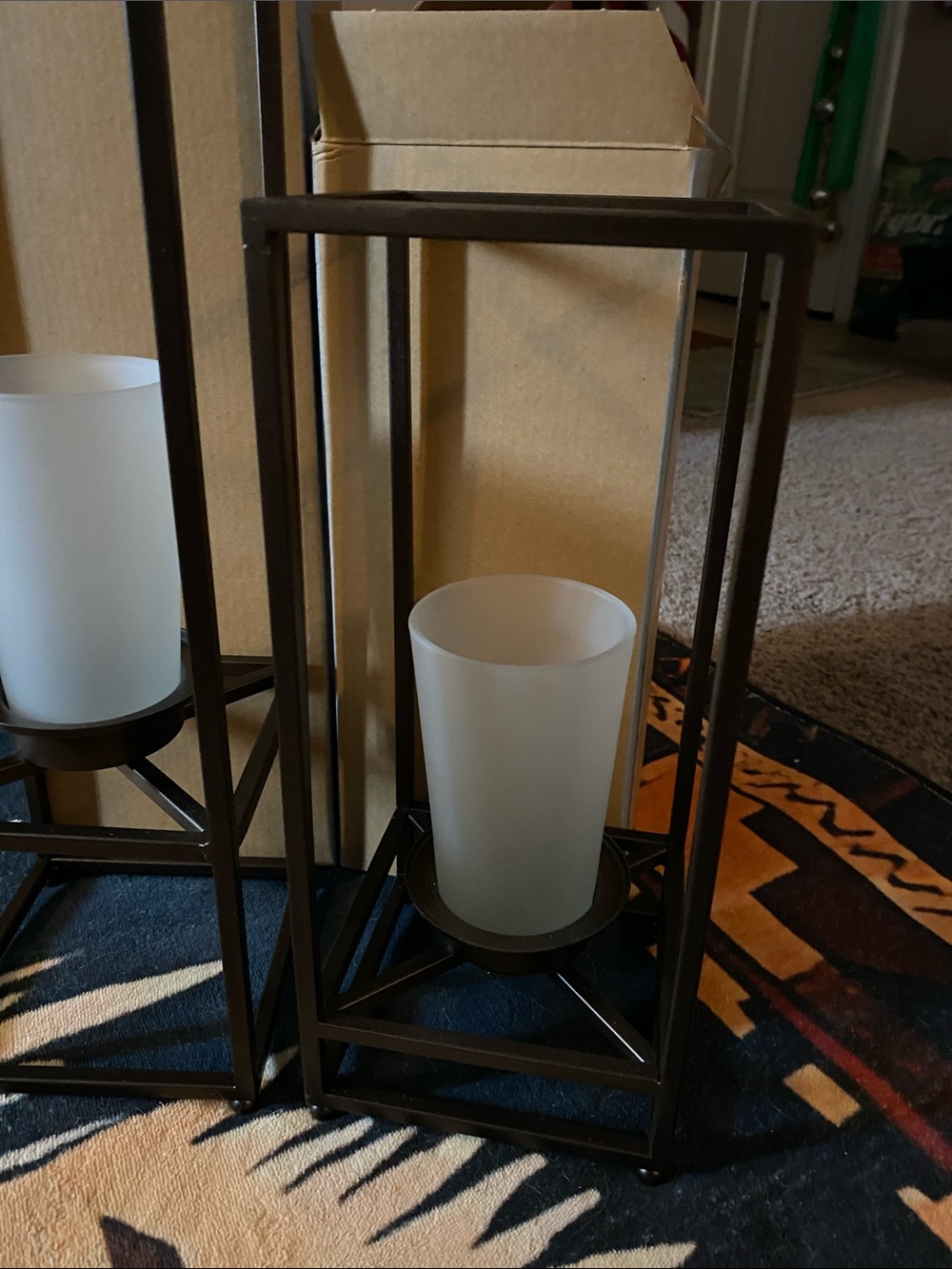 PartyLite Framework Pillar Holder- Short